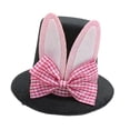 thumbnail image 1 of Pinza para el pelo con forma de , accesorio para el pelo de Pascua, para espectáculos en el escenario, festivales, fiestas Lazo rosa y, 1 of 8
