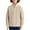 Beige, variant on KAUOD Girls Full Zipper Crew Neck Sweater Ribbed Knit Thermal Stretchy Jackets Kids Winter Plain Long Sleeve Tops Clothes