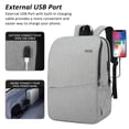 thumbnail image 3 of Mochila para portátil MAXTOP Deep Storage con USB de 17 pulgadas resistente al agua, 3 of 7