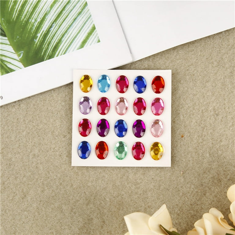 Sticker Rhinestone Kids Crystal Gems Jewels Self Adhesive Stickers Crafts  Bling Craft Christmas Party Favors