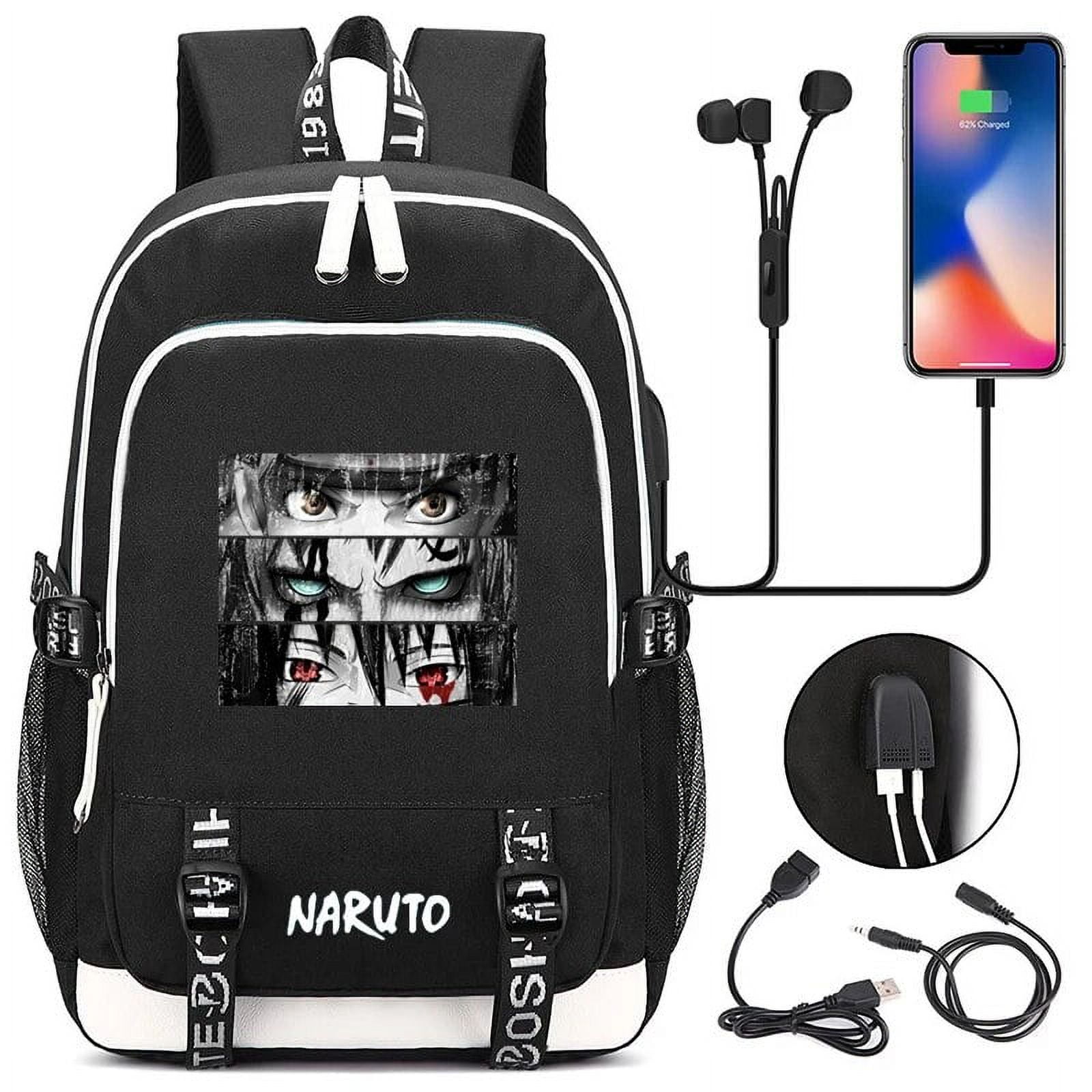 Anime Naruto Teenage Backpack Unisex School Bags Cartoon Printing Laptop Bagpack Back To School Rucksack for Boy Girl Mochil