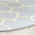 thumbnail image 3 of SAFAVIEH Cambridge Joyce Geometric Shapes Wool Area Rug, Light Blue/Ivory, 3' x 5', 3 of 5