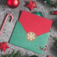 thumbnail image 5 of 500 Pieces Kraft Snowflake Stickers Christmas Self Adhesive Labels Stickers Winter Favor Seals, 5 of 5