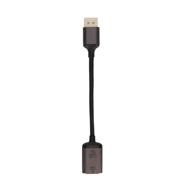 Type C Adapter Short Cable HD 8K 60Hz DP1.4 Interface Type C Converter Cord for TV Projector Monitor