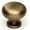 Antique English Matte, variant on Alno Traditional 1-1/4" Cabinet Knob - Polished Chrome