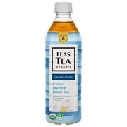 Teas' Tea Jasmine Green Tea, Unsweetened, 16.9 Ounces (Pack of 12)
