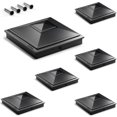 thumbnail image 1 of Post Caps Siedinlar 4x4 Pyramid Waterproof Outdoor, paquete de 6 unidades, 1 of 6