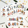 thumbnail image 3 of 12 Sheets Rub on Transfer for Crafts Funny Birds Rub on Transfer Stickers Colorful Birds Rub on Decal Stickers for Wood Furniture DIY Crafts Decor 5.5 x 5.5 Inches, 3 of 9