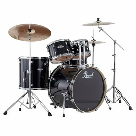 Pearl Export 5-Piece Drumset w/ Hardware - Jet Black
