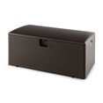 thumbnail image 2 of 100 Gallon Deck Box Storage Container, Outdoor Lockable Patio Storage Chest, 2 of 9