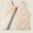 thumbnail image 2 of Hauts pour Filles Enfants Sans Manches en Velours Chaud Col Rond, 2 of 6