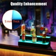 thumbnail image 4 of Luku LED Lighted Wine Bottle Display Shelf - Dynamic Colors with Remote & App Control for Bar & Home Use, 4 of 7
