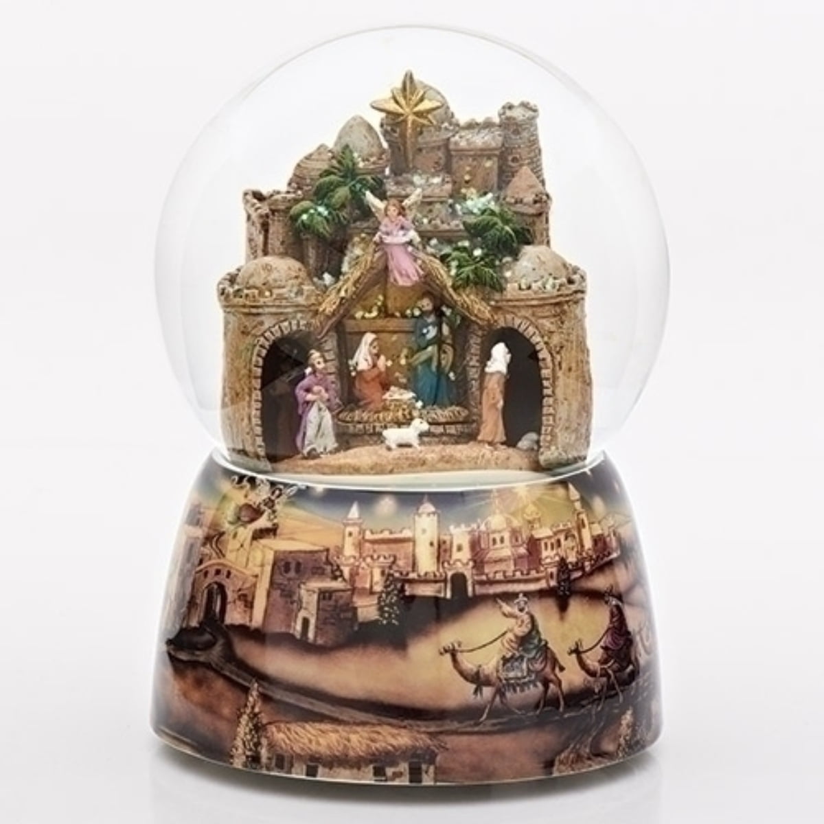 Kurt S. Adler 8-Inch Nutcracker Swirl Water Globe Lantern - Battery Operated With LED Light - View #4