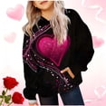 thumbnail image 1 of Cowsor Sweat à Capuche pour Enfants / Manches Longues Imprimé Col Rond / Tissu Extensible Doux / Tenue Décontractée Chaude pour École Quotidienne / Garçons Filles 2-14 Ans, 1 of 6