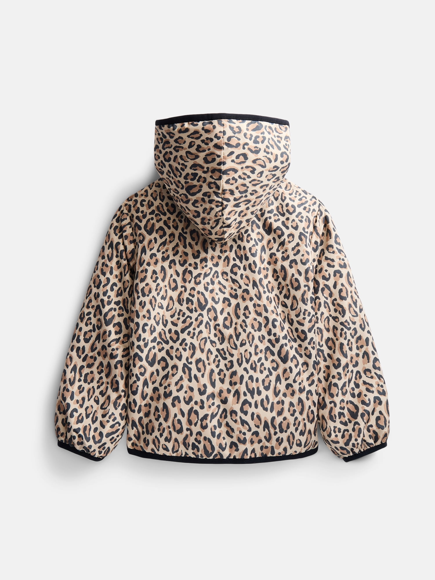 Wonder Nation Girls Reversible Faux Fur Hooded Jacket, Sizes 4-18 & Plus