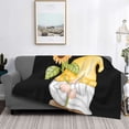 thumbnail image 2 of Disketp Sunflower Gnomes5 Flannel Blankets - Thick and Warm Blanket for Winter, Soft Fuzzy Plush King Blanket for All Seasons60"x50", 2 of 6