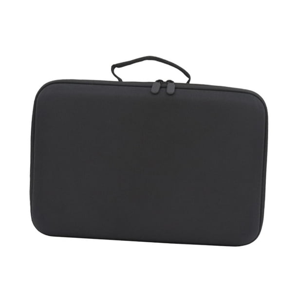 Estuche de viaje para secadora, bolsa de almacenamiento para secadora, carcasa rígida a prueba de golpes, fácil de transportar, organizador de almacen Negro