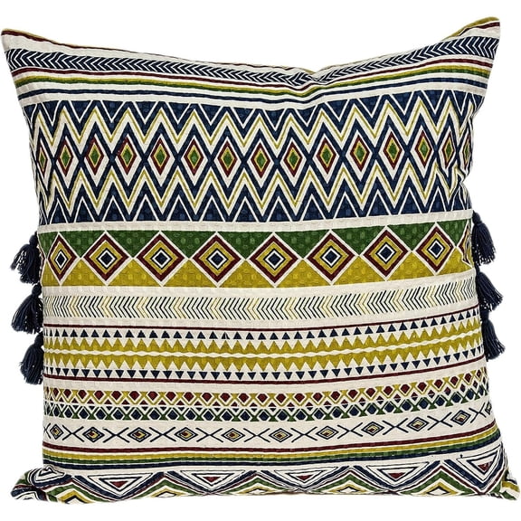 Medieval Majesty Multicolor Throw Pillow, Square Pillow, Decorative Pillows for Living Room Sofas and Couches