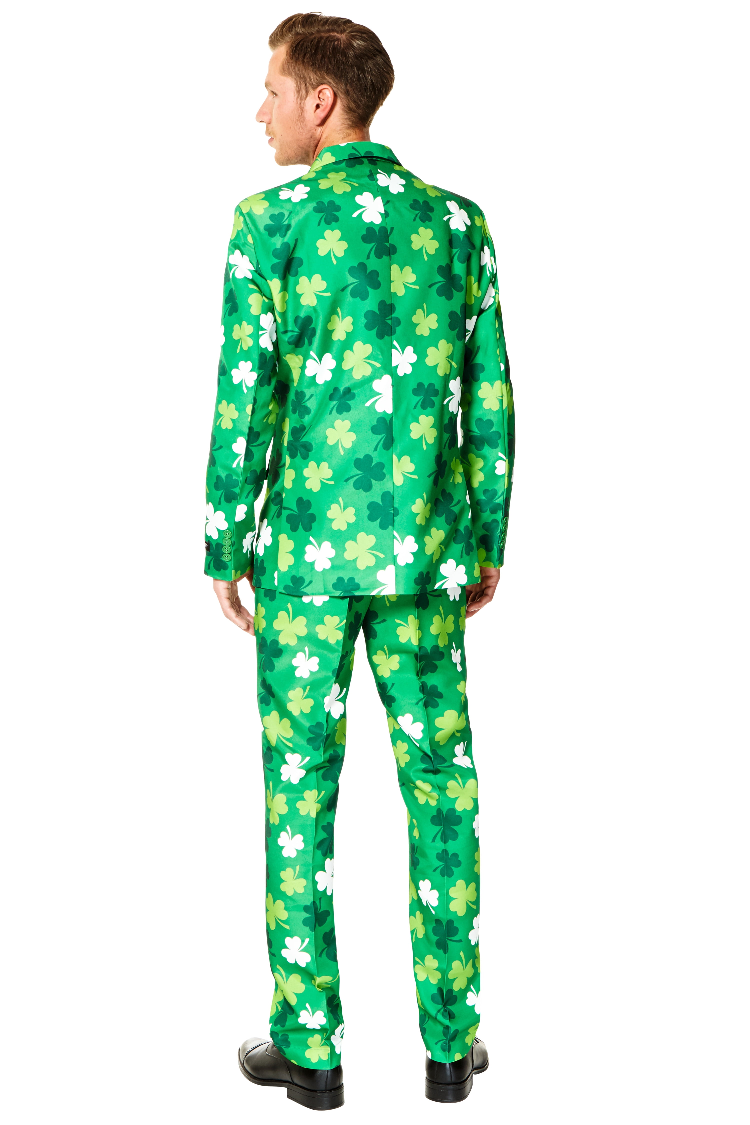 Suitmeister Men's St. Patrick's Day Clovers Irish Suit