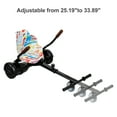 thumbnail image 3 of Hoverboard Go Kart Kit Hoverboard Seat Attachment Hoverkart Length-adjustable go kart Seat for Hoverboard in 6.5”-10”Graffiti White, 3 of 5