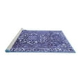 thumbnail image 2 of Ahgly Company Machine Washable Indoor Rectangle Persian Blue Traditional Area Rugs, 8' x 12', 2 of 4