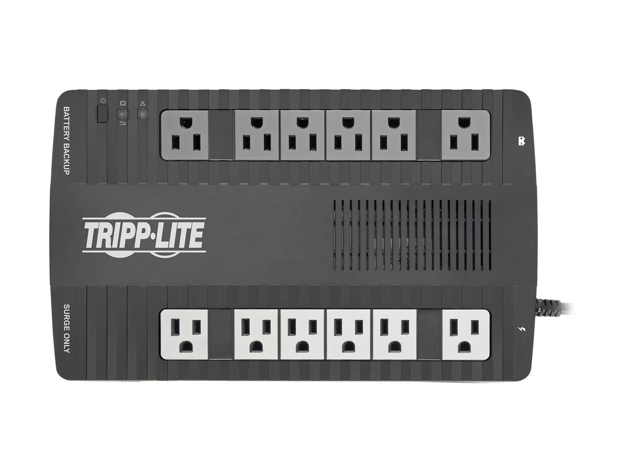Tripp Lite AVR750U Series 750VA 450W Line-Interactive UPS - 12 NEMA 5-15R Outlets, AVR, 120V, 50/60 Hz, USB, Desktop/Wall Mount