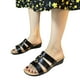 thumbnail image 3 of WILLBEST Sandalias Cómodas De Verano Para Mujer, De Color Liso, Informales, Con Punta Abierta, Cuñas, Suela Suave, Transpirables, Zapatillas, Sandalias, 3 of 9