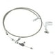 thumbnail image 1 of Conjunto de retén flexible kusrkot de acero inoxidable 2 piezas Detente al cable, 1 of 8