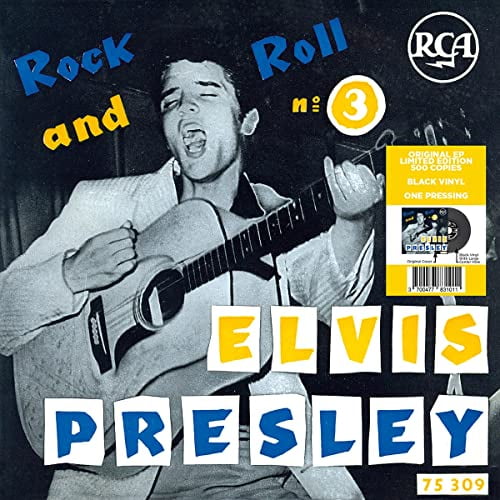 Elvis Presley Rock and Roll - RCA #3 (Black 7" vinyl EP) Records & LPs