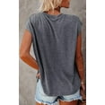 thumbnail image 4 of Rosvigor Women T Shirts Cap Sleeve Casual Tops for Women Summer Basic Tee with Pocket, 4 of 7