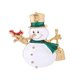 thumbnail image 1 of Muñeco de nieve alce regalos guantes pingüino Santa Pins broches esmalte dibujos animados sombrero rojo Feliz Navidad broche fiesta regalos de navidad, 1 of 3