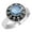 Iolite Quartz, variant on Natural Lapis Ring 925 Sterling Silver Handmade Jewelry