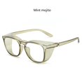 thumbnail image 2 of LUCKYW Safety Glasses, Anti Fog Safety Goggles for Women Men, Blue Light Blocking Stylish Eye Protection Glasses Side Shield,Green, 2 of 3