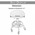 thumbnail image 2 of KBOOK Velvet Bar Stool Cover Round Stool Cushion Slipcover for Dining Room Barstool (Blue, 4PCS), 2 of 6