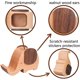 thumbnail image 4 of Portalápices de madera con forma de elefante para decoración de oficina, organizador de escritorio con soporte para teléfono móvil Sincero Electrónica, 4 of 5