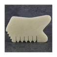 thumbnail image 3 of 3X Jade Guasha Comb, Spa Acupuncture Therapy Stimulation Points Face Arms, 3 of 8