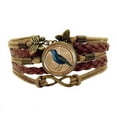 thumbnail image 2 of TIMIFIS Bracelets Oiseau Temps G-em Bracelet Tissé Symbole Infini Papillon Multicouche Fait Main Été, 2 of 3