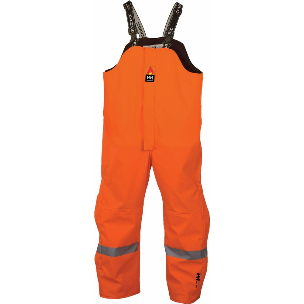 Helly Hansen - Helly Hansen Workwear Mens Hopedale Bib Pant High Visibility - Orange - 3XL 