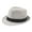 Light Gray, variant on Dalrosia Short Brim Fedora Classic Summer Beach Sun Hat Panama Cap for Men Women