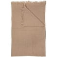 thumbnail image 5 of Northlight Light Coffee Throw Blanket with Fringe 50" x 60", 5 of 6