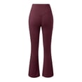 thumbnail image 5 of AherBiu Womens Flare Yoga Pants High Waisted Stretchy Workout Bell Bottom Athletic Gym Leggings, 5 of 5