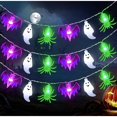 thumbnail image 2 of EDFBUYKRS Lights LED 3D Pumpkin Bat Battery Operated String Lights With Timer Fairy Light For Window Indoor Outdoor Party Decorations, 2 of 4