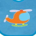 thumbnail image 4 of Inktastic Helicopter Cute Flying Boys or Girls Baby Bib, 4 of 4