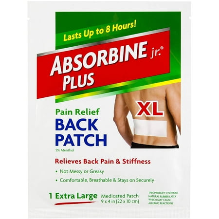 Absorbine Jr. Pain Relieving Back Patch
