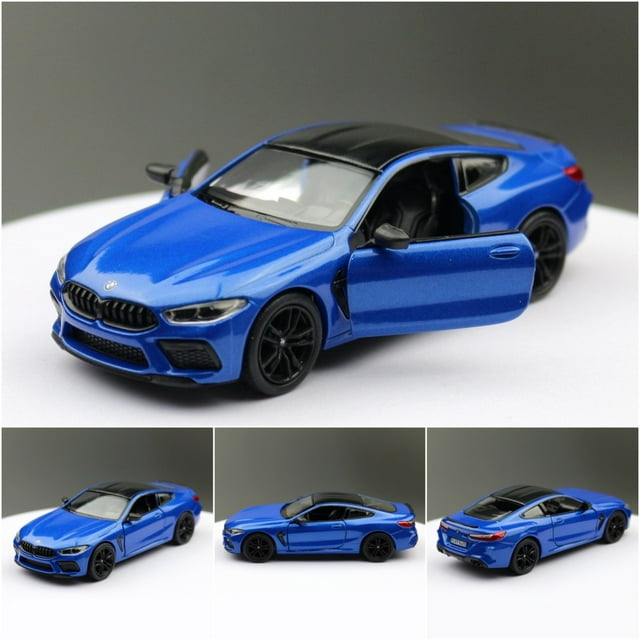 1:38 M8 Supercar Alloy Car Diecasts & Toy Vehicles Car Model Miniature Scale Model Car Toys For Children Blue