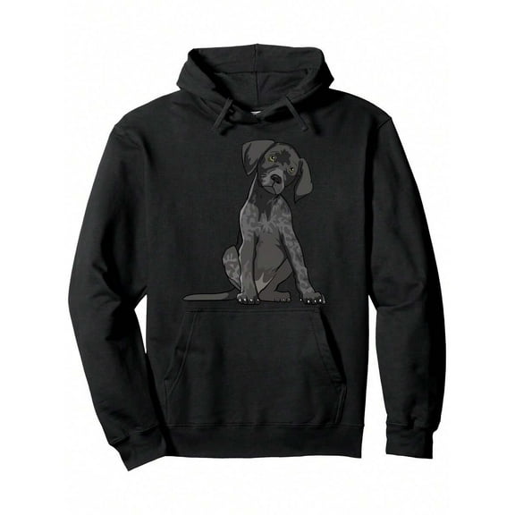 Men'S Hoodie 250g 50%Cotton + 50% Polyester - German Shorthaired Pointer Dog Hoodie Sweatshirt, Dog Lover Pullover HoodieMen's Hoodie