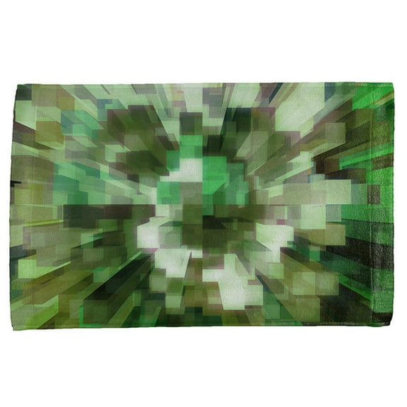 World Game Builder Camo Blocks All Over Hand Towel