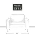 thumbnail image 3 of Creative Products Save Water Drink Beer 18 x 12 Canvas Wall Art, 3 of 5