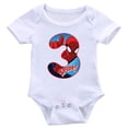 thumbnail image 1 of Pelele de verano para bebés y niñas, Ropa de manga corta, peleles con estampado de número 1-9 de Spiderman de dibujos animados para recién nacidos, mono infantil, Ropa Bebe18M Gao Jinjia LED, 1 of 2