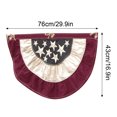 thumbnail image 3 of Fiudx Ofertas de la semana Bandera de abanico plisada Decoración de banderines de EE. UU. Bandera patriótica, 3 of 3